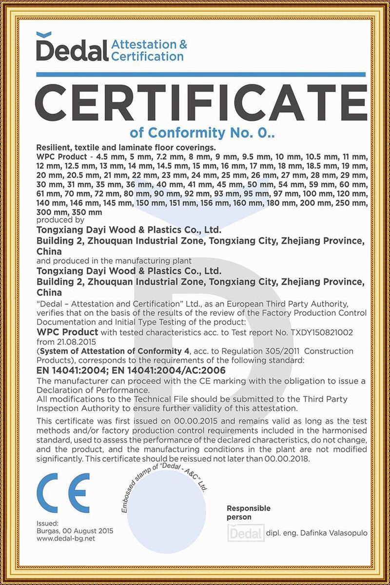 Certificato CE