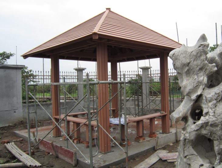 Wood Plastic Composite Garden Gazebo